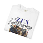 Vintage garment-dyed Eagle Graphic T-Shirt with bold eagle and flag design on heavy-weight cotton tee