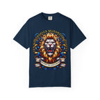 Unleash Lion's Mane heavyweight garment-dyed T-shirt with whimsical frog design from Zen Nootropics