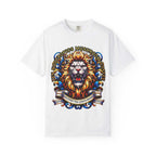 Unleash Lion's Mane T-shirt by Zen Nootropics with bold frog design and garment-dyed soft cotton fabric