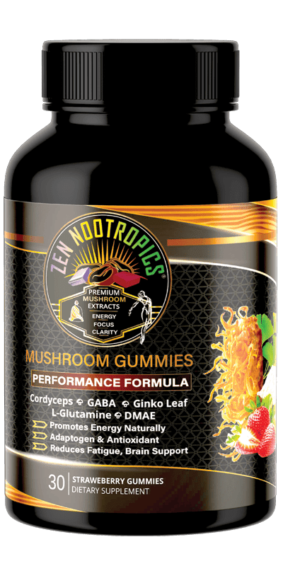 Cordyceps Mushroom Gummies for Energy and Performance - Zen Nootropics