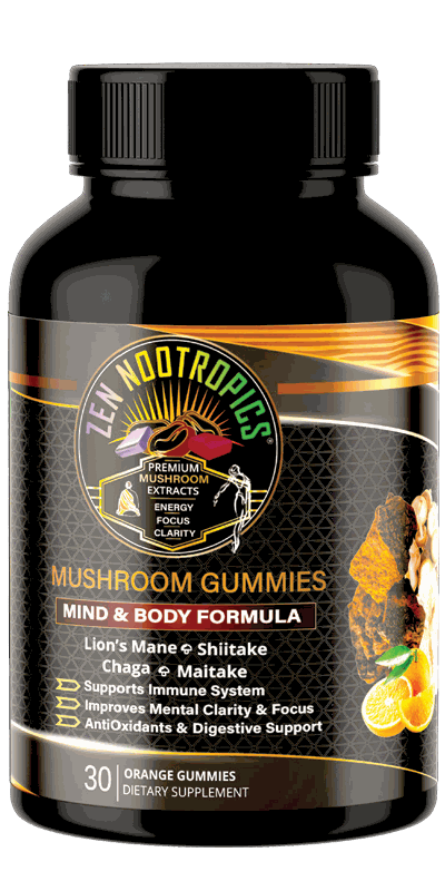 functional mushroom gummies from zen nootropics