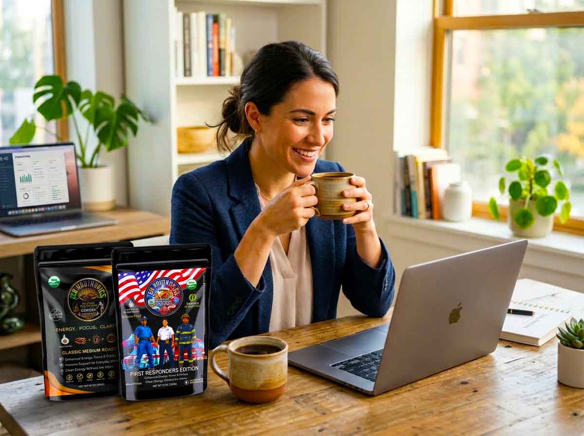 meet your new morning brew - mushroom coffee with focus