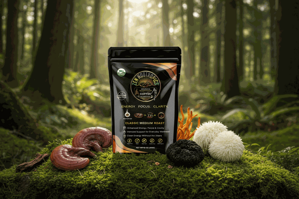 Mushroom Coffee for Energy, Focus & Clarity