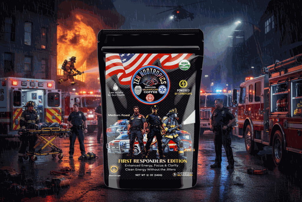 Mushroom Coffee First Responder's Edition