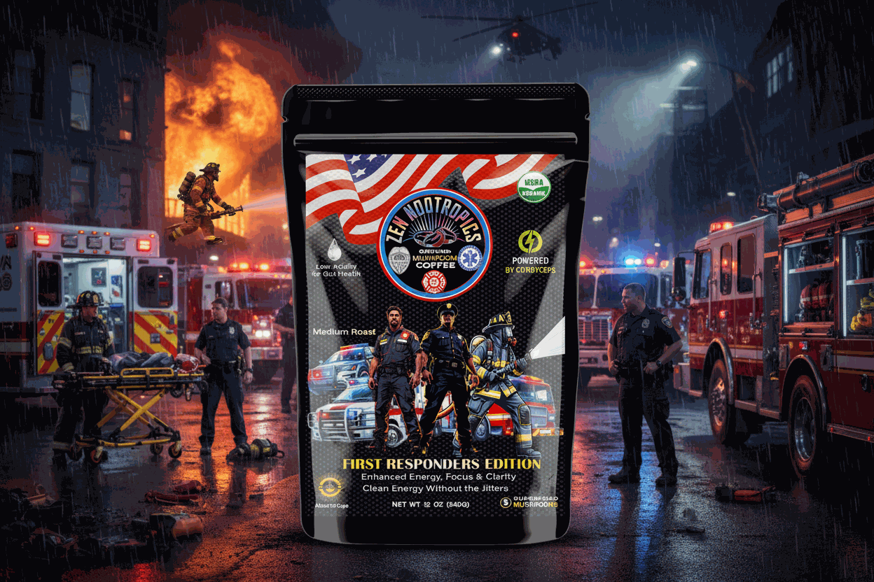 Mushroom Coffee First Responder's Edition